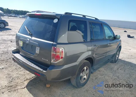 2007 Honda Pilot Ex-L from USA, damaged, VIN 2HKYF18697H531260